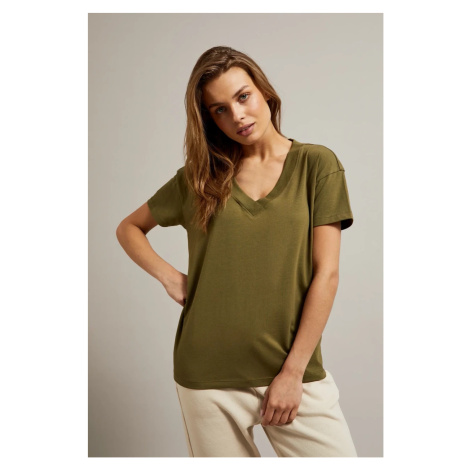 Marisse Women's T-Shirt Z-Ts-4500 D.Olive Moodo