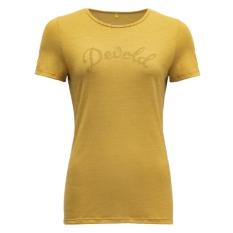 Devold MYRULL MERINO 130 W Dámske tričko, žltá, veľkosť