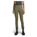 G-STAR Nohavice - Kafey Cargo Ultra High Skinny wmn zelené