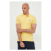 Bavlnené polo tričko Polo Ralph Lauren žltá farba,jednofarebný,710536856