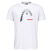 Pánské tričko Head Club Carl T-Shirt Men White M