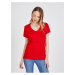 Červené dámske tričko SAM 73 Una