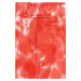 Detské rifľové krátke nohavice United Colors of Benetton červená farba, nastaviteľný pás