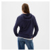 Mikina GAP Pullover Logo Hoodie Navy Uniform