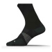 Bežecké ponožky run900 tenké po lýtka čierne ekologicky navrhnuté