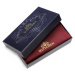 Dámska kožená peňaženka s reliéfnym monogramom 34-1-075-PP
