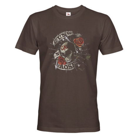 Pánské tričko s potiskem kapely Guns N' Roses  - parádní tričko s potiskem rockové skupiny Guns 