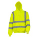 Yoko Reflexná mikina s kapucňou HVK05 Hi-Vis Yellow