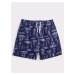 Yoclub Kids's Swimsuits Boys' Beach Shorts P1 Navy Blue