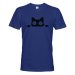 Pánské tričko s vykukujúcou mačkou  - ideálny darček pre milovníkov mačiek