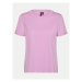 Vero Moda Tričko Paula 10243889 Ružová Regular Fit