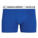 JACK & JONES Boxerky  modrá / námornícka modrá / sivá melírovaná / svetločervená / čierna