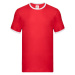 Men's red t-shirt Ringer Fruit of the Loom