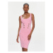 Pinko Úpletové šaty Cactus 102879 A1LK Ružová Slim Fit