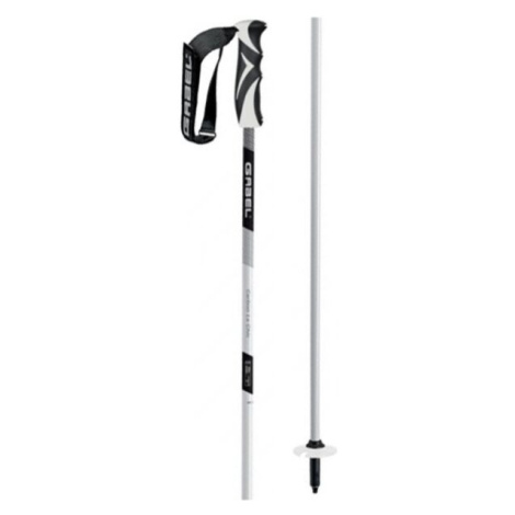 Gabel CARBON LE CHIC Dámske lyžiarske palice, biela, veľkosť