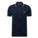 Lyle & Scott Tričko  tmavomodrá / žltá / biela