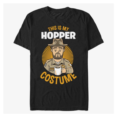 Queens Netflix Stranger Things - Hopper Costume Unisex T-Shirt Black
