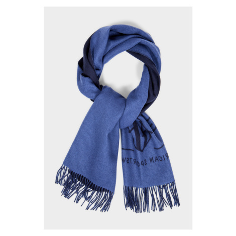 ŠÁL GANT TONAL ARCHIVE WOVEN SCARF modrá