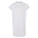 Turtle Extended Shoulder dress for girls - white