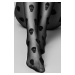 Vzorované pančuchové nohavice Fiore Skully 20 DEN - s lebkou Čierna