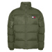 Tommy Jeans Bunda - TJM TONAL COLORBLOCK PUFFER zelená