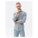 Ombre Men's long sleeve knit shirt