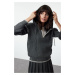 Trendyol Anthracite Soft Texture Knitted Sweater