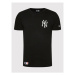 New Era Tričko New York Yankees Mlb League Essential 13083957 Čierna Relaxed Fit