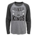 Los Angeles Kings detské tričko s dlhým rukávom Cross Stick Ls Triblend Raglan