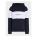 Tommy Hilfiger Mikina Essential Colorblock KB0KB08385 S Tmavomodrá Regular Fit