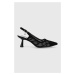 Lodičky Karl Lagerfeld PANACHE čierna farba, KL30817F