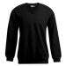 Promodoro Pánsky sveter do V E5025 Black