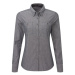 Premier Workwear Dámska fairtrade košeľa z biobavlny PR347 Grey Denim -ca. Pantone Cool Gray 10C