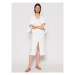 Seafolly Letné šaty Essential Linen 54361-DR Biela Relaxed Fit
