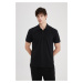 DEFACTO New Regular Fit Short Sleeve Polo Basic T-Shirt