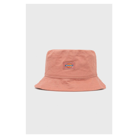 Bavlnený klobúk Dickies ružová farba, bavlnený