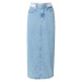Calvin Klein Jeans Sukňa  modrá / biela