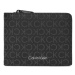 Calvin Klein Veľká pánska peňaženka Rubberized Bifold Half Z/A K50K511376 Čierna