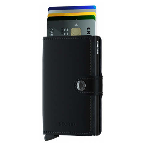Čierna peňaženka Miniwallet Matte SECRID