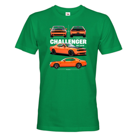 Pánské tričko Dodge Challenger SRT 2018 - kvalitná tlač a rýchle dodanie