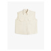Koton Buttoned Sleeveless Classic Collar Pocket Shirt