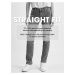 Straight fit pre ženy Levi's® - sivá