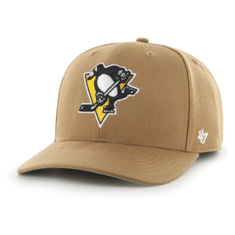 Pittsburgh Penguins čiapka baseballová šiltovka Cold Zone ’47 MVP DP brown 47 Brand