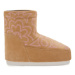 Dámske nízke zimné topánky MOON BOOT MB ICON LOW NOLACE EMBROIDEREDSUEDE-LJ19 SAND PINK