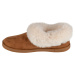 Hnedé dámske šľapky s kožúškom Skechers Cozy Campfire - Winter Nights 169012-CSNT