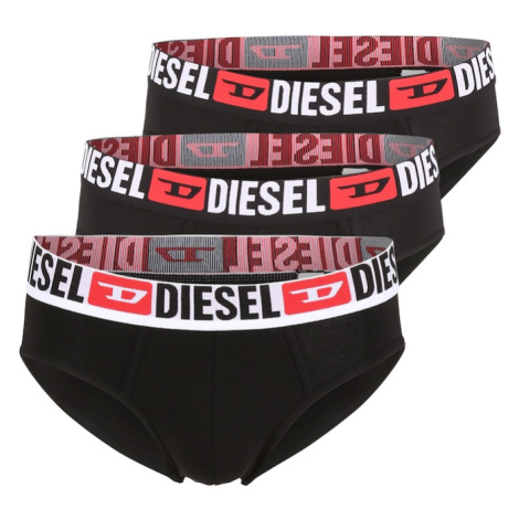 DIESEL Nohavičky  červená / čierna / biela