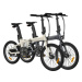 Kombo zľava 2ks - ADO A20 Air, skladací elektrický bicykel - Sivá, Biela