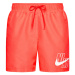 Pánske plavky NIKE SWIM Logo Lap 5 inch-631- Bright Crimson