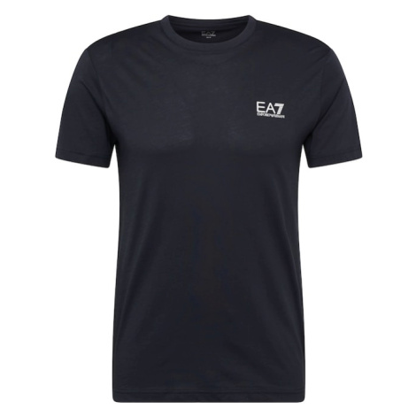 EA7 Emporio Armani Funkčné tričko  tmavomodrá / biela