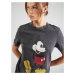 ONLY Tričko 'ONLMICKEY MINNIE'  citrónová žltá / tmavosivá / čierna / biela